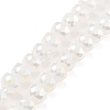 AB Color Plate Glass Beads Strands EGLA-P051-02A-A02-2