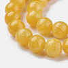 Natural Yellow Jade Beads Strands G-F622-10-8mm-3