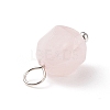 Faceted Natural Mixed Stone Pendants PALLOY-JF01694-5