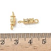 Brass Screw Clasps KK-Z136-44A-G-3