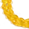 Transparent Glass Beads Strands EGLA-N013-T8mm-D04-3