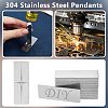 30Pcs 304 Stainless Steel Cabochons STAS-OC0001-33-4