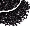 Picasso Spray Painted Glass Seed Beads SEED-T006-04-38-3