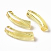 UV Plating Transparent Rainbow Iridescent Acrylic Beads OACR-A016-01C-1