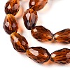 Transparent Glass Beads Strands X-EGLA-N013-T10mm-D20-3