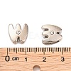 Letter Slider Beads for Watch Band Bracelet Making X-ALRI-O012-W-NR-3