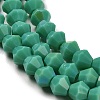 Opaque Solid Color Imitation Jade Glass Beads Strands GLAA-F029-P4mm-D07-3