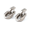 304 Stainless Steel Hoop Dangle Earrings for Women SA-CBAABBA-16P-1