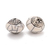 Handmade Tibetan Style Brass Beads TIBEB-K032-06B-2