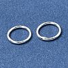 Brass Closed Jump Rings KK-CBA1A60-06B-S-2