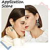 SUNNYCLUE 30Pcs Resin Clip-on Earring Findings FIND-SC0008-79-5