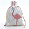 Linenette Drawstring Bags CON-PW0001-078B-01A-1