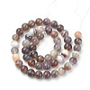 Natural Botswana Agate Beads Strands G-S279-08-8mm-2