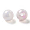 Two Tone Opaque Acrylic Beads SACR-P024-01A-W12-2