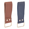 2Pcs 2 Style Leather Tape Measure Clip for Belt AJEW-GF0007-76-1
