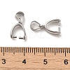 925 Sterling Silver Ice Pick Pinch Bails STER-Z007-11C-3
