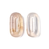 Natural white Agate Oval Pendants G-N342-105B-1
