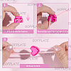 100Pcs 10 Colors Plastic Cord Locks FIND-SP0005-12-3