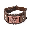 Full Grain Leather Cord Bracelets BJEW-G620-B03-1
