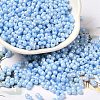 Opaque Colours Luster Glass Seed Beads SEED-B001-01A-07-1