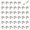 Unicraftale 150Pcs 304 Stainless Steel Crimp Beads Covers STAS-UN0041-40-1