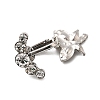 Brass Pave Clear Cubic Zirconia Clip on Belly Rings FS-WG683DA-12-2