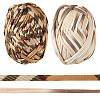 2 Skeins 2 Styles Polyester Cloth Yarn OCOR-TA0003-72-2