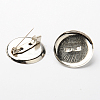 Iron Brooch Findings X-E04IY-P-1