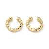Rack Plating Brass Twist Rope Shape Cuff Earrings EJEW-G288-08G-2