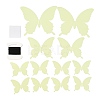3D Plastic Luminous Wall Stickers DIY-F077-05G-1