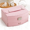 Velvet Jewelry Organizer Storage Drawer Boxes with Handle PW-WG7796F-02-1
