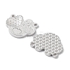 Rhodium Plated 925 Sterling Silver Charms STER-C003-10P-2