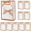 12Pcs Rectangle Plastic Gift Bags ABAG-SP0001-07B-1