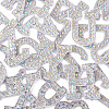 Alphabet Resin Rhinestone Patches DIY-TAC0005-45D-13