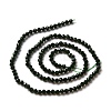 Synthetic Green Goldstone Beads Strands G-E591-07B-3