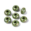 Opaque Acrylic European Beads OACR-E033-19O-1