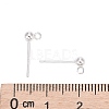925 Sterling Silver Stud Earring Findings STER-S002-48-4