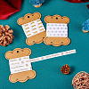 9 Yards 3 Colors Christmas Theme Polyester Printed Grosgrain Ribbons ORIB-TA0001-05B-4