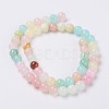 Natural Colorful Green Jade Beads Strands G-G757-01-8mm-2