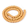 Electroplate Opaque Solid Color Glass Beads Strands GLAA-T025-8mm-18-2