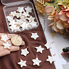 30Pcs Natural Freshwater Shell Pendants FIND-BBC0002-65-3
