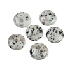Natural Sesame Jasper Cabochons G-H1596-FR-25mm-14-1