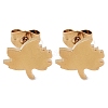 PVD Vacuum Plating 304 Stainless Steel Stud Earrings for Women EJEW-A048-42A-G-1