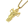 PVD Vacuum Plating 201 Stainless Steel Pendant Necklaces for Man NJEW-Q336-03D-G-1