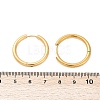 Ion Plating(IP) 304 Stainless Steel Huggie Hoop Earrings LS-EJEW-O087-07B-5