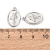 304 Stainless Steel Pendants STAS-I358-12P-13-3
