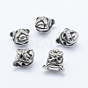 304 Stainless Steel Puppy Beads STAS-K152-01AS-1