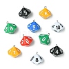 30Pcs 6 Colors Acrylic Pendants OACR-CJ0002-47-8