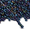 6/0 Electroplated Iris Round Glass Seed Beads X-SEED-A009-4mm-604-4