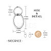 SHEGRACE Rhodium Plated 925 Sterling Silver Stud Earrings JE706A-2